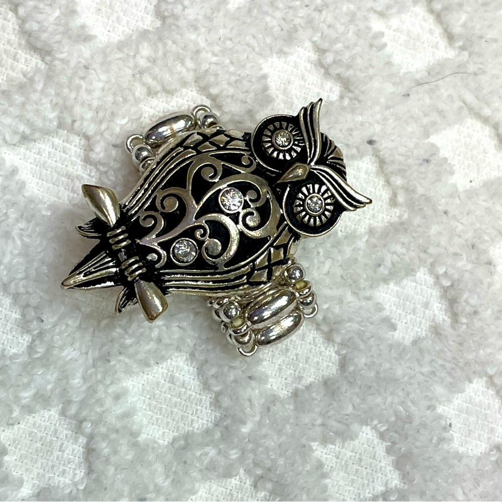 Owl stretch band ring